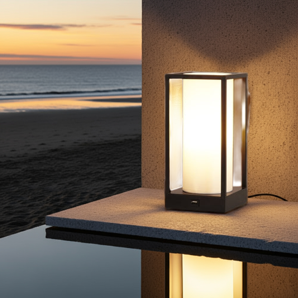 Hokkaido Table Lamp with Phone Charger