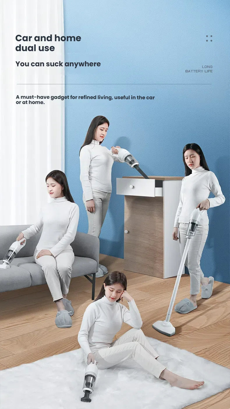 Car Vacuum Cleaner: High Suction, Compact & Mini, Wireless Rechargeable, Handheld, for Car Interior & Home Use, Powerful & Speci