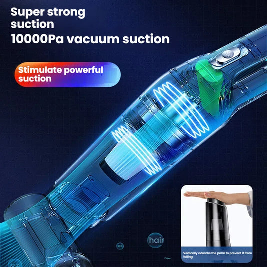 Car Vacuum Cleaner: High Suction, Compact & Mini, Wireless Rechargeable, Handheld, for Car Interior & Home Use, Powerful & Speci